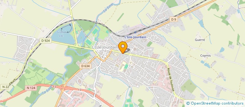 localisation de l'entreprise MADAME CATHERINE DUCLERMORTIER à L'ISLE-JOURDAIN