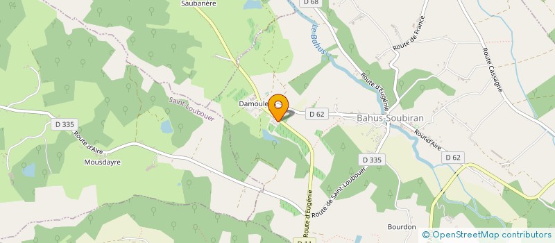 localisation de l'entreprise MADAME CATHERINE DUFAU  BAHUS-SOUBIRAN