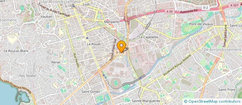 localisation de l'entreprise MADAME CATHERINE DUFOUR à MARSEILLE