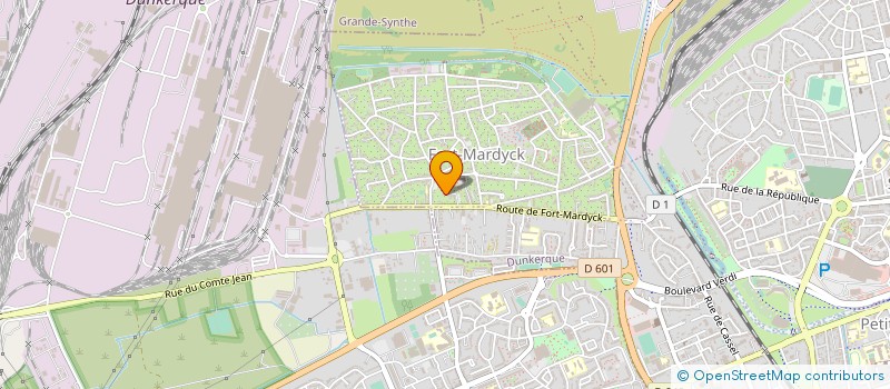 localisation de l'entreprise MADAME CATHERINE DUFOUR à DUNKERQUE