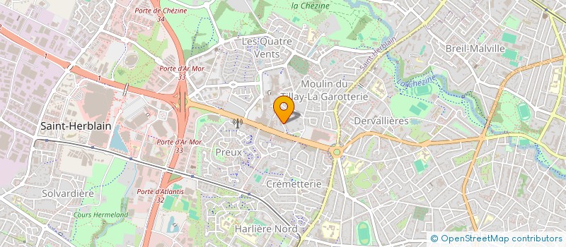 localisation de l'entreprise MADAME CATHERINE DULAC CAVALIN  SAINT-HERBLAIN