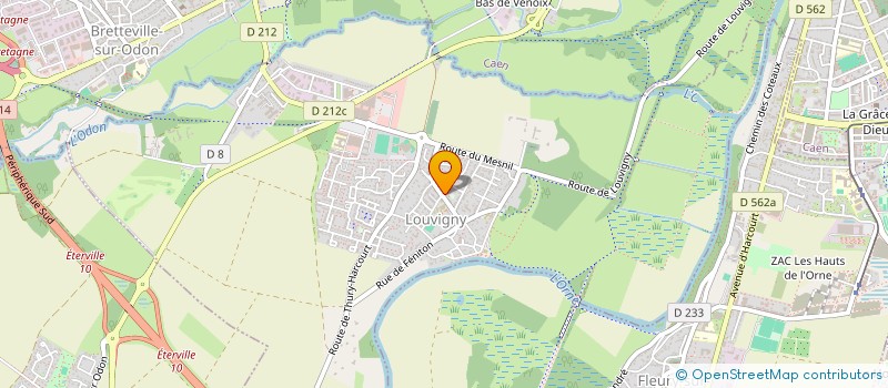 localisation de l'entreprise MADAME CATHERINE DULAUROY à LOUVIGNY