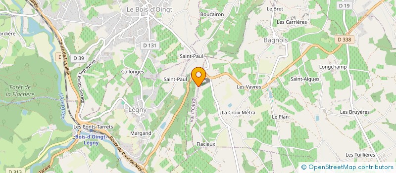 localisation de l'entreprise MADAME CATHERINE DUMANCHIN  VINDRY-SUR-TURDINE