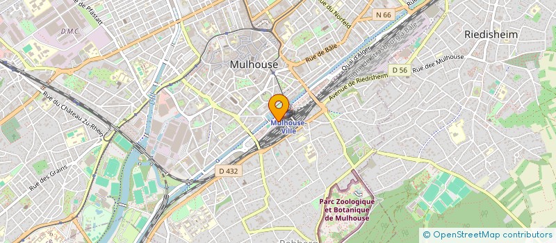localisation de l'entreprise MADAME CATHERINE DUMAS à MULHOUSE