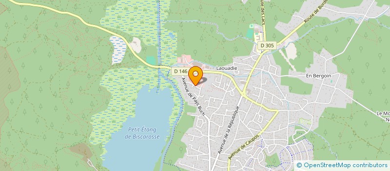 localisation de l'entreprise MADAME CATHERINE DUMAS  BISCARROSSE