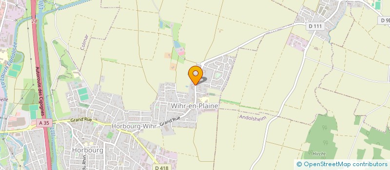 localisation de l'entreprise MADAME CATHERINE DUPAYS  HORBOURG-WIHR