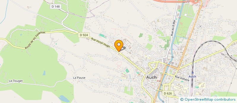 localisation de l'entreprise MADAME CATHERINE DUPONT à AUCH