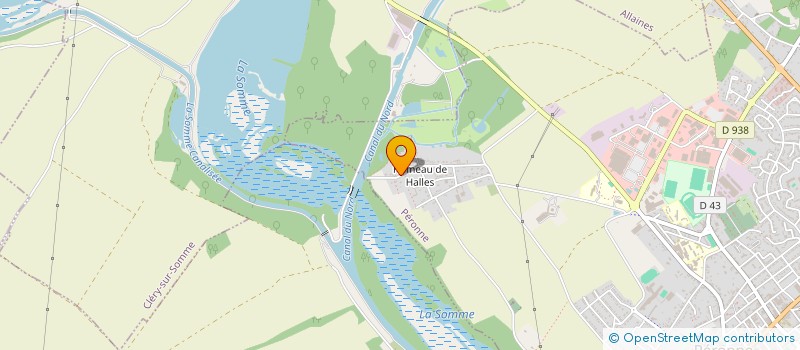 localisation de l'entreprise MADAME CATHERINE DUPONT à PERONNE