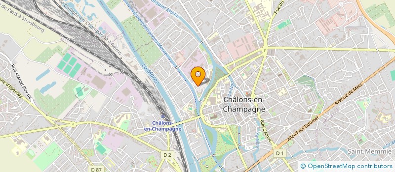 localisation de l'entreprise MADAME CATHERINE DUPRAT à CHALONS-EN-CHAMPAGNE