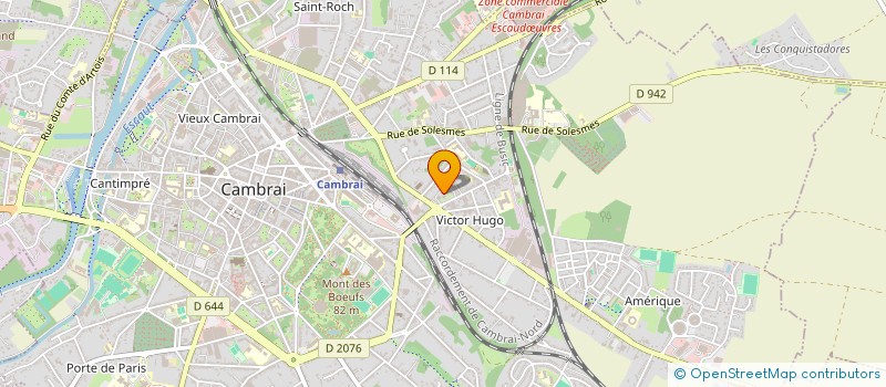 localisation de l'entreprise MADAME CATHERINE DUPREZ  CAMBRAI