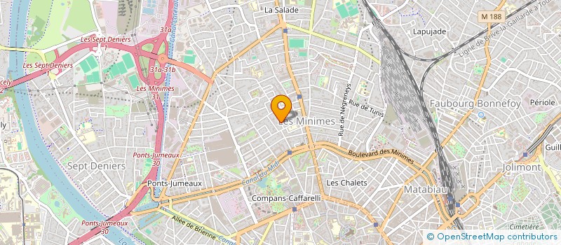 localisation de l'entreprise MADAME CATHERINE DUPUY  TOULOUSE