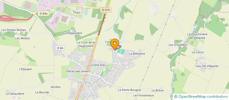 localisation de l'entreprise MADAME CATHERINE DURAND à SORIGNY