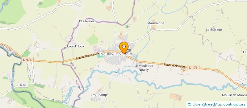 localisation de l'entreprise MADAME CATHERINE DURAND  NEUILLY-LE-VENDIN