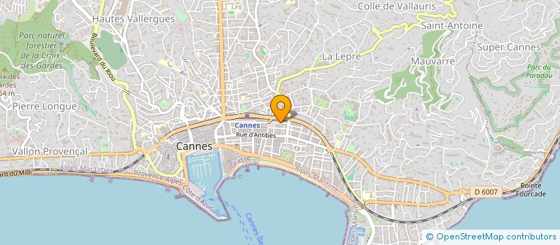 localisation de l'entreprise MADAME CATHERINE DURAND  CANNES