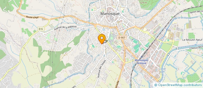 localisation de l'entreprise MADAME CATHERINE DURAND à MANOSQUE