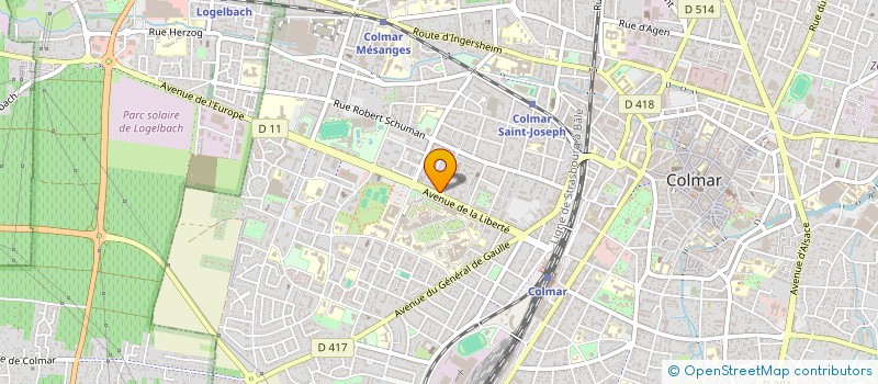 localisation de l'entreprise MADAME CATHERINE DURR  COLMAR