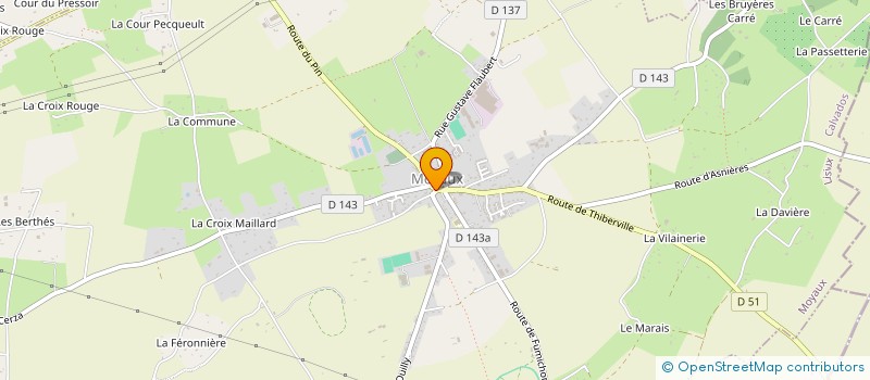 localisation de l'entreprise MADAME CATHERINE DUTERTRE  MOYAUX