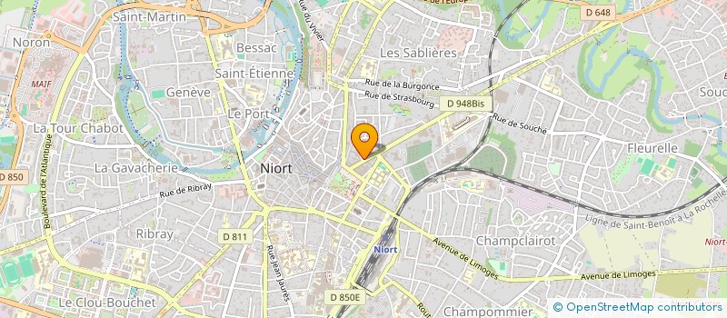 localisation de l'entreprise MADAME CATHERINE DUTEUIL à NIORT