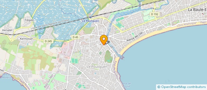 localisation de l'entreprise MADAME CATHERINE DUTHE à LE POULIGUEN