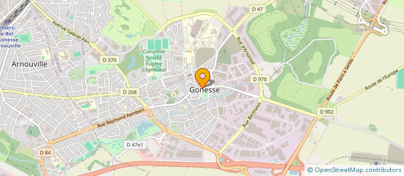 localisation de l'entreprise MADAME CATHERINE DUTOIT  GONESSE