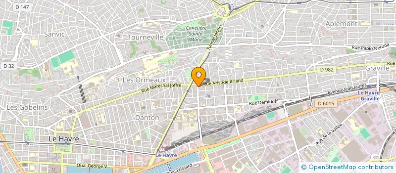 localisation de l'entreprise MADAME CATHERINE DUTOT à LE HAVRE