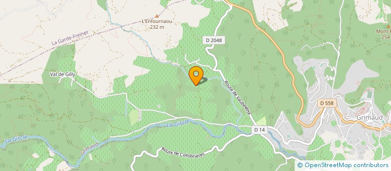 localisation de l'entreprise MADAME CATHERINE DUTTO  GRIMAUD