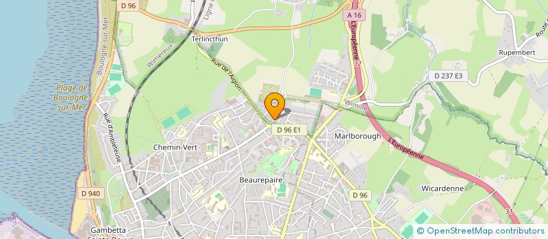 localisation de l'entreprise MADAME CATHERINE DUVAL  WIMILLE