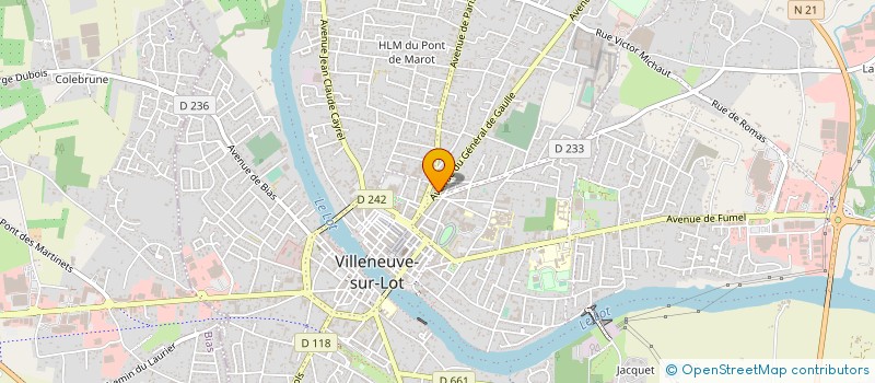 localisation de l'entreprise MADAME CATHERINE DUVELLEROY  VILLENEUVE-SUR-LOT