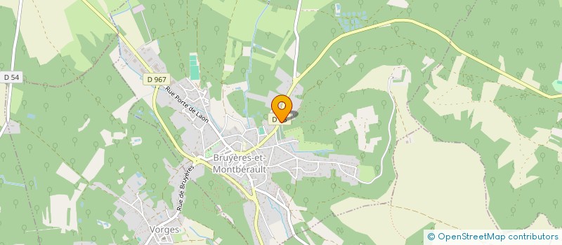 localisation de l'entreprise MADAME CATHERINE DUVERGER à BRUYERES-ET-MONTBERAULT