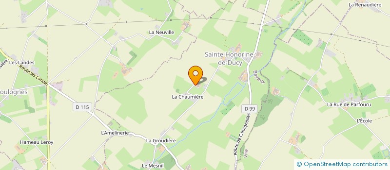 localisation de l'entreprise MADAME CATHERINE DUVIEU  SAINTE-HONORINE-DE-DUCY