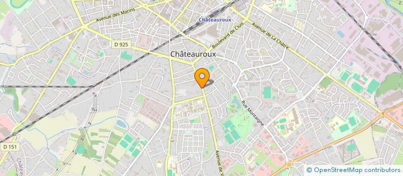localisation de l'entreprise MADAME CATHERINE ECROULANT à CHATEAUROUX