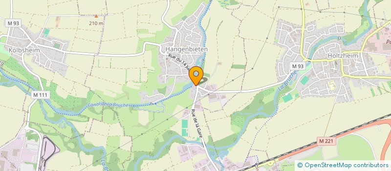 localisation de l'entreprise MADAME CATHERINE EDEL  HANGENBIETEN