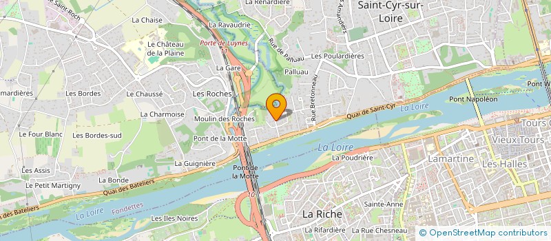 localisation de l'entreprise MADAME CATHERINE EGEA  SAINT-CYR-SUR-LOIRE