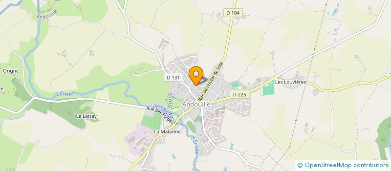 localisation de l'entreprise MADAME CATHERINE EHANNO  ANDOUILLE