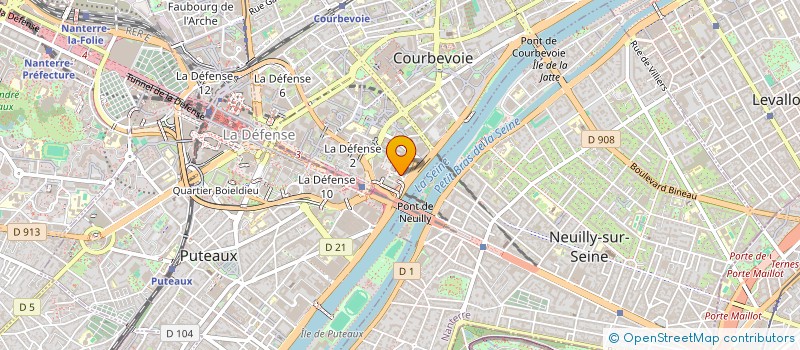 localisation de l'entreprise MADAME CATHERINE EL QERQOURI à COURBEVOIE