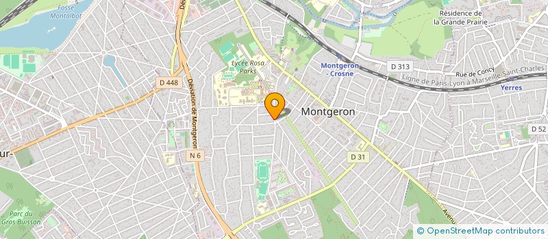 localisation de l'entreprise MADAME CATHERINE ELGUE à MONTGERON