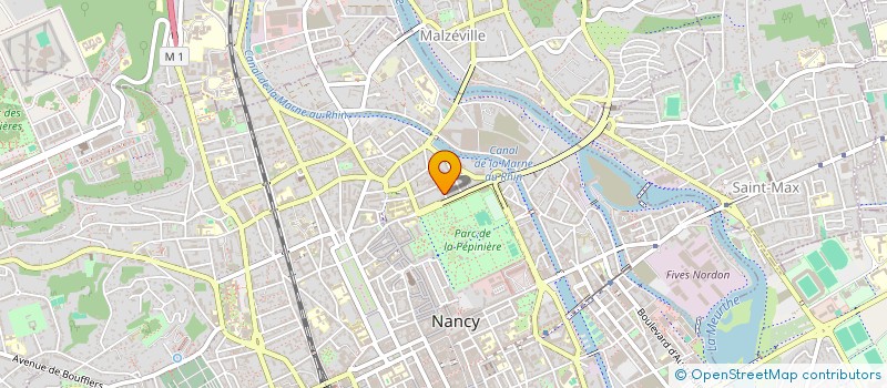 localisation de l'entreprise MADAME CATHERINE EMANUELE TESSIER  NANCY