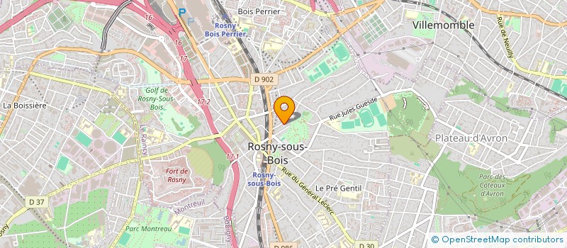 localisation de l'entreprise MADAME CATHERINE-EMELINE ROBILLARD à ROSNY SOUS BOIS