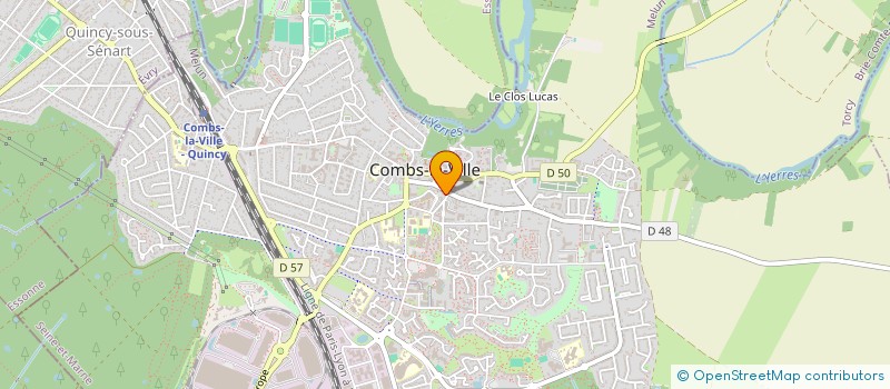 localisation de l'entreprise MADAME CATHERINE ENJALRAN  COMBS-LA-VILLE