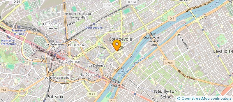 localisation de l'entreprise MADAME CATHERINE ENTINE à COURBEVOIE
