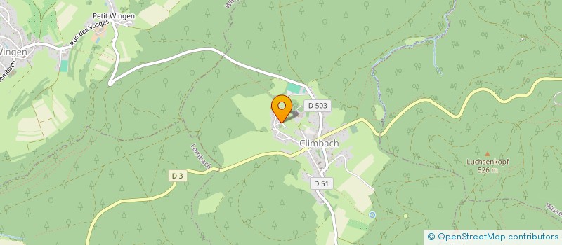 localisation de l'entreprise MADAME CATHERINE ERNST  CLIMBACH