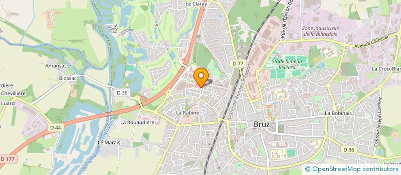 localisation de l'entreprise MADAME CATHERINE ESLAN  BRUZ