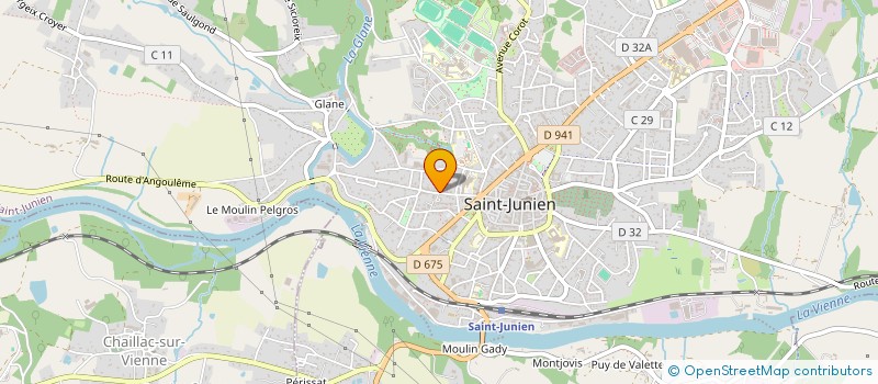 localisation de l'entreprise MADAME CATHERINE ESMERY  SAINT-JUNIEN