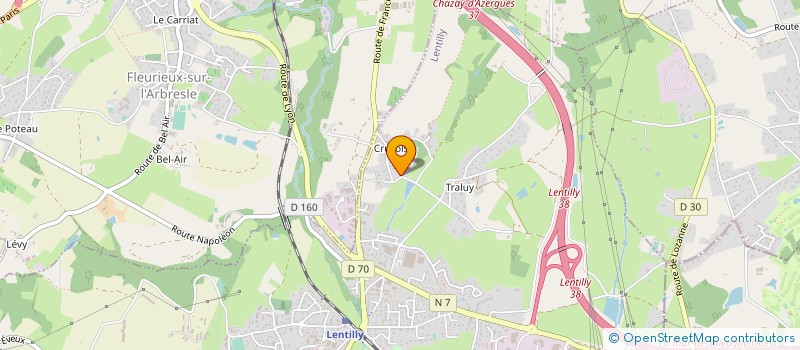 localisation de l'entreprise MADAME CATHERINE ESMEZ-DEUTOUT à LENTILLY