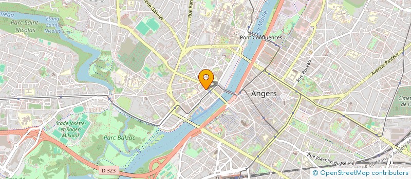 localisation de l'entreprise MADAME CATHERINE ESNAULT  ANGERS
