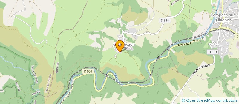 localisation de l'entreprise MADAME CATHERINE ESPINASSE  CHAMBEZON