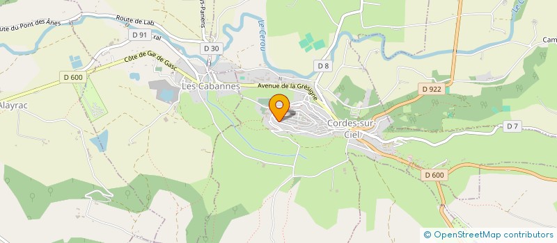 localisation de l'entreprise MADAME CATHERINE ESTERNI à CORDES-SUR-CIEL