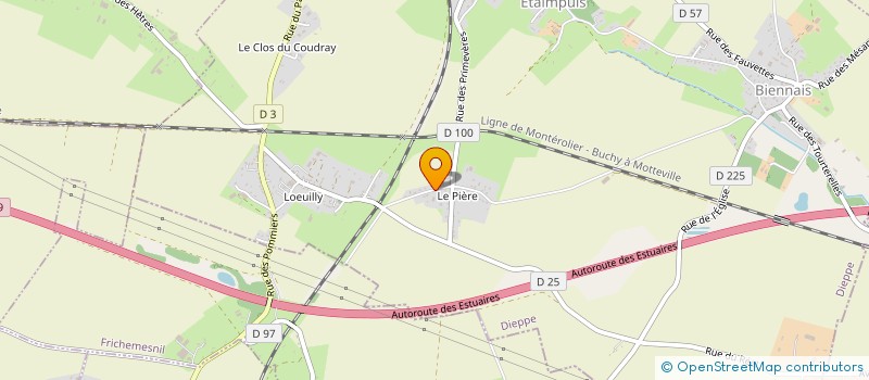 localisation de l'entreprise MADAME CATHERINE EUDE  ETAIMPUIS