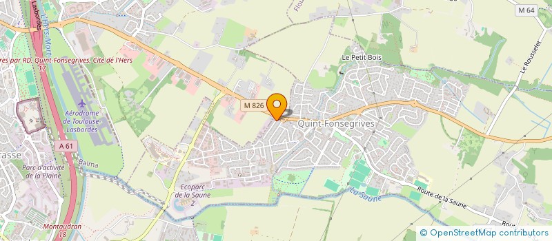 localisation de l'entreprise MADAME CATHERINE EYMARD  QUINT-FONSEGRIVES