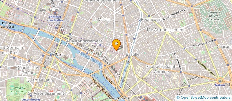localisation de l'entreprise MADAME CATHERINE EYRAUD à PARIS
